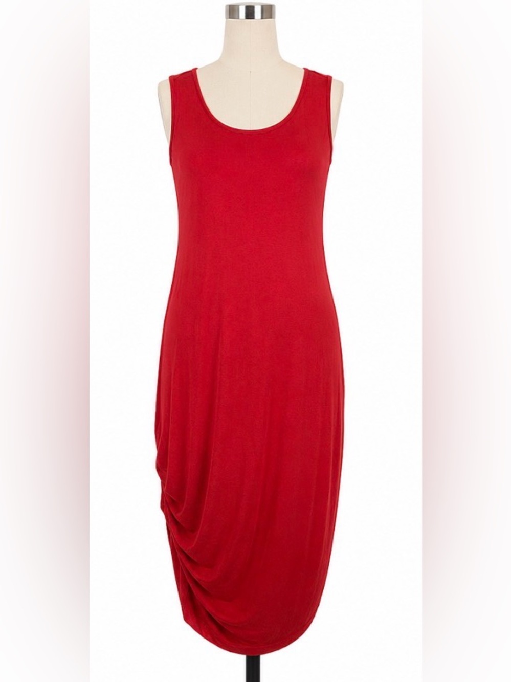Jessica Simpson Maternity Red Ruched Dress – XL ❤️